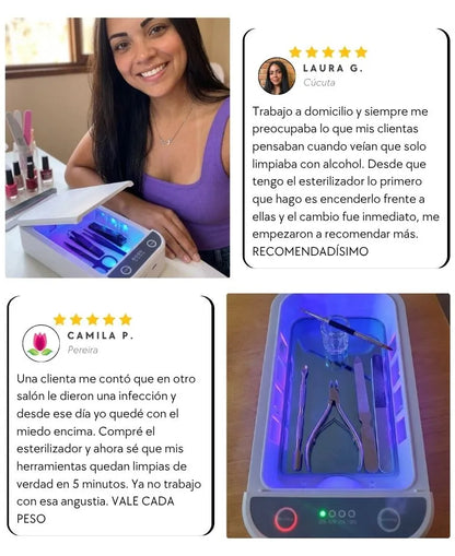 Esterilizador de LUZ ULTRAVIOLETA UV - tecnología SafeGuard.