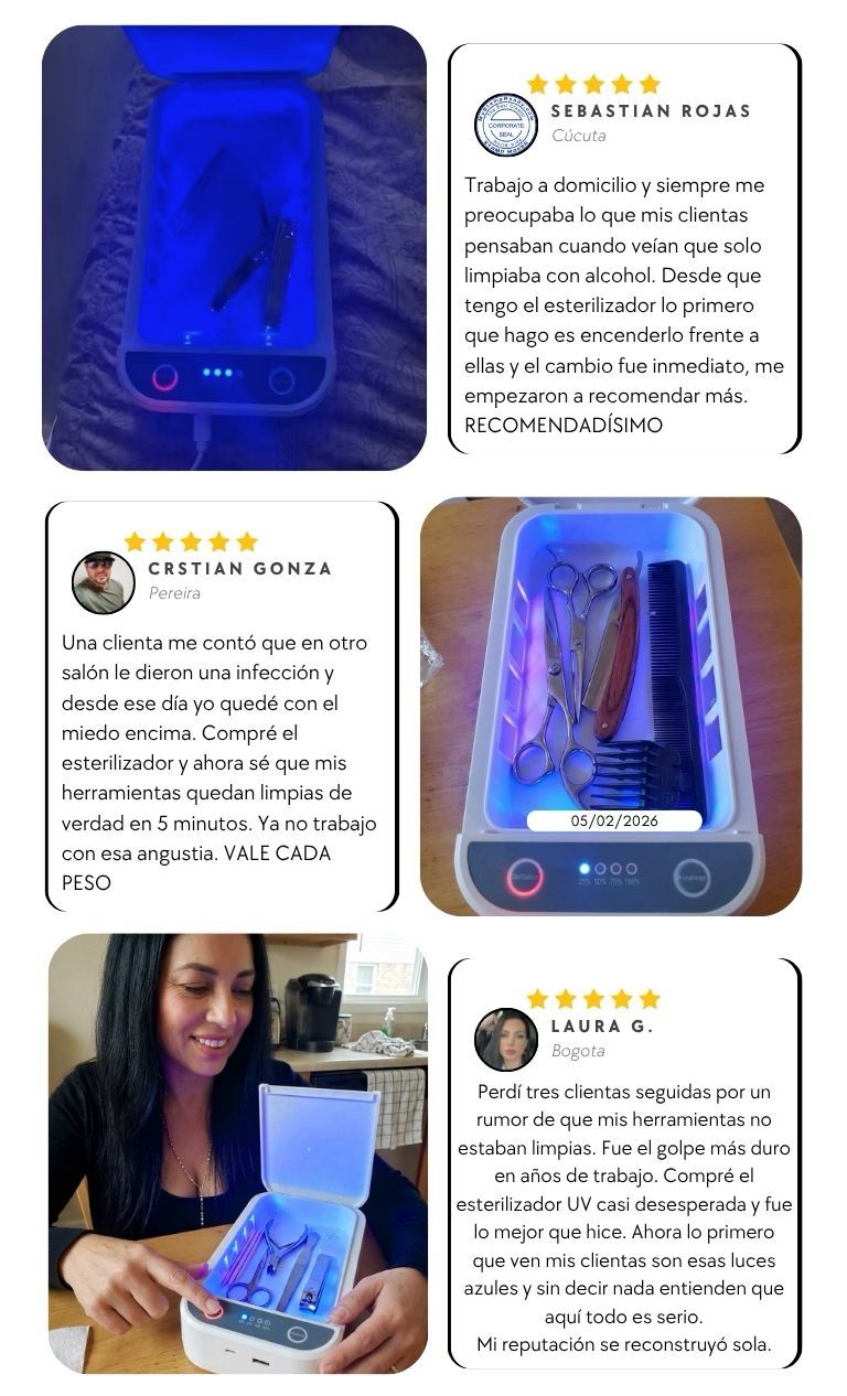 Esterilizador de LUZ ULTRAVIOLETA UV - tecnología SafeGuard. V