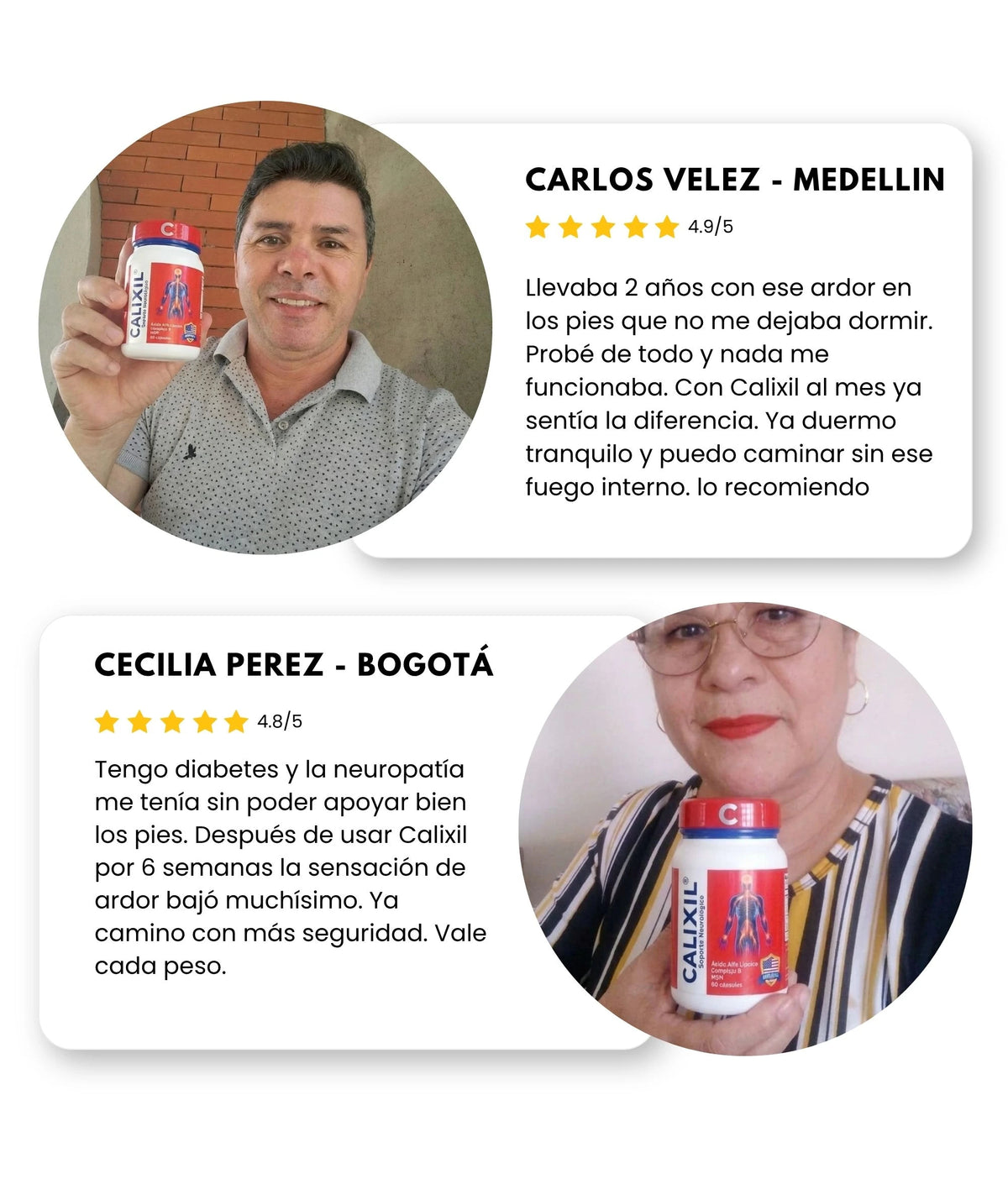Calixil Rojo | Suplemento Neurológico que elimina el Ardor, Hormigueo y Entumecimiento